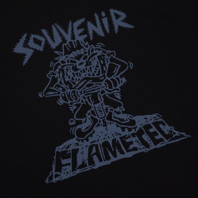 T-SHIRT SOUVENIR X FLAMETEC TASMANIAN DEVIL - NOIR