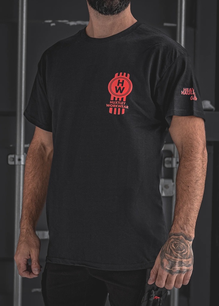 T-shirt Huxtley HX-891 "Heavy Haulers Club" - Noir  (copie)