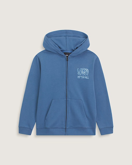 COTON OUATÉ ZIP VANS RIPPLED JUNIOR - NAVY