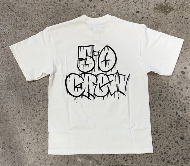 T-Shirt 5-0 Crop Crew - Off White