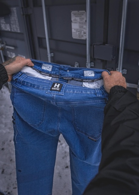 PANTALON HUXTLEY RX-1 "WORK" DÉCONTRACTÉ - BLEU DÉLAVÉ
