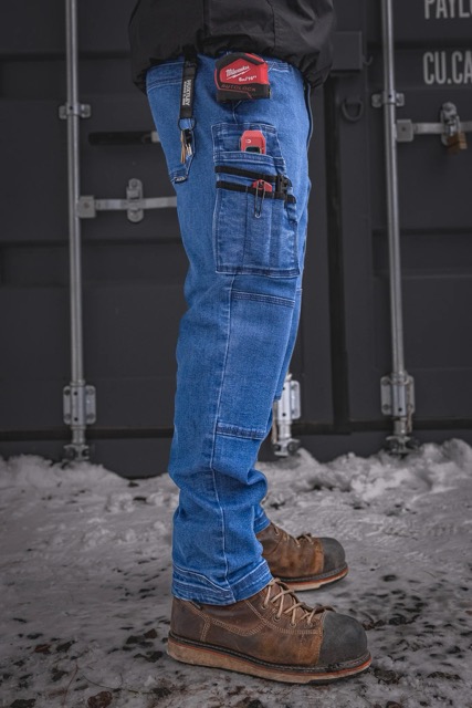 PANTALON HUXTLEY RX-1 "WORK" DÉCONTRACTÉ - BLEU DÉLAVÉ