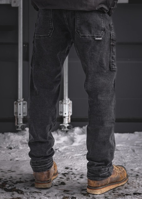 PANTALON HUXTLEY RX-1 "WORK" DÉCONTRACTÉ - NOIR DÉLAVÉ