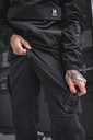 PANTALON HUXTLEY RX-1 "WORK" DÉCONTRACTÉ - NOIR DÉLAVÉ