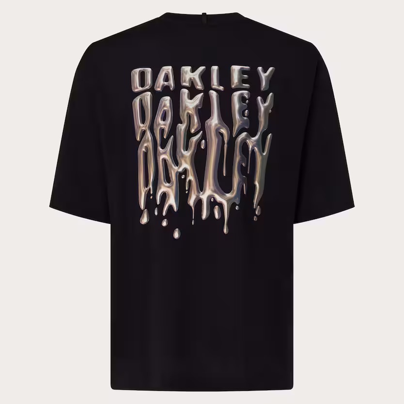 T-SHIRT OAKLEY STACKED METAL - BLACKOUT