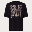 T-SHIRT OAKLEY STACKED METAL - BLACKOUT