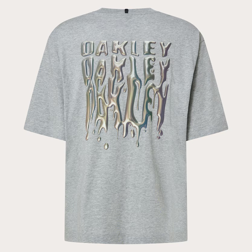T-SHIRT OAKLEY STACKED METAL - NEW GRAPHITE HEATHER