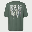 T-SHIRT OAKLEY STACKED METAL - AVIATOR GREEN