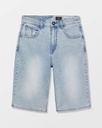 SHORT VOLCOM BILLOW DENIM JUNIOR  - DESERT DIRT INDIGO 