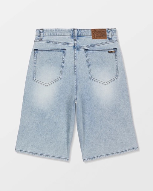 SHORT VOLCOM BILLOW DENIM JUNIOR  - DESERT DIRT INDIGO 