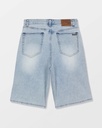 SHORT VOLCOM BILLOW DENIM JUNIOR  - DESERT DIRT INDIGO 