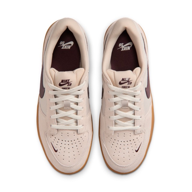 SOULIER NIKE SB FORCE 58 - BAROQUE BROWN/PALE IVORY