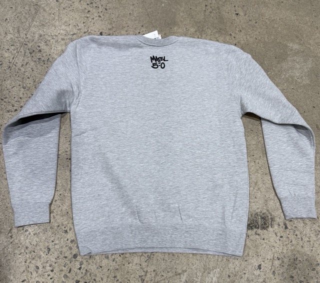 COTON OUATÉ CREW NECK 5-0 X MATEL - GRIS HEATHER