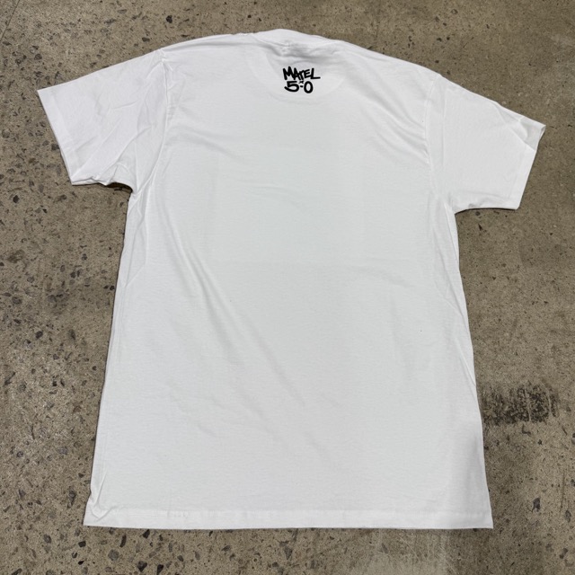 T-SHIRT 5-0 X MATEL - BLANC