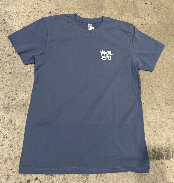 T-SHIRT 5-0 X MATEL POCKET - SLATE BLUE