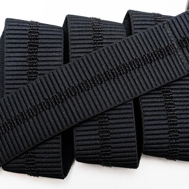 CEINTURE ARCADE STAMPED - NOIR