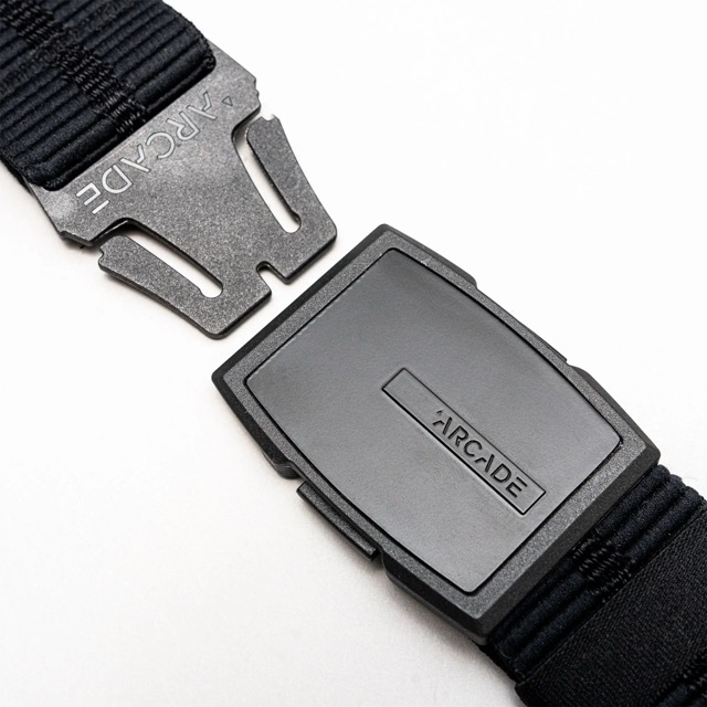 CEINTURE ARCADE STAMPED - NOIR