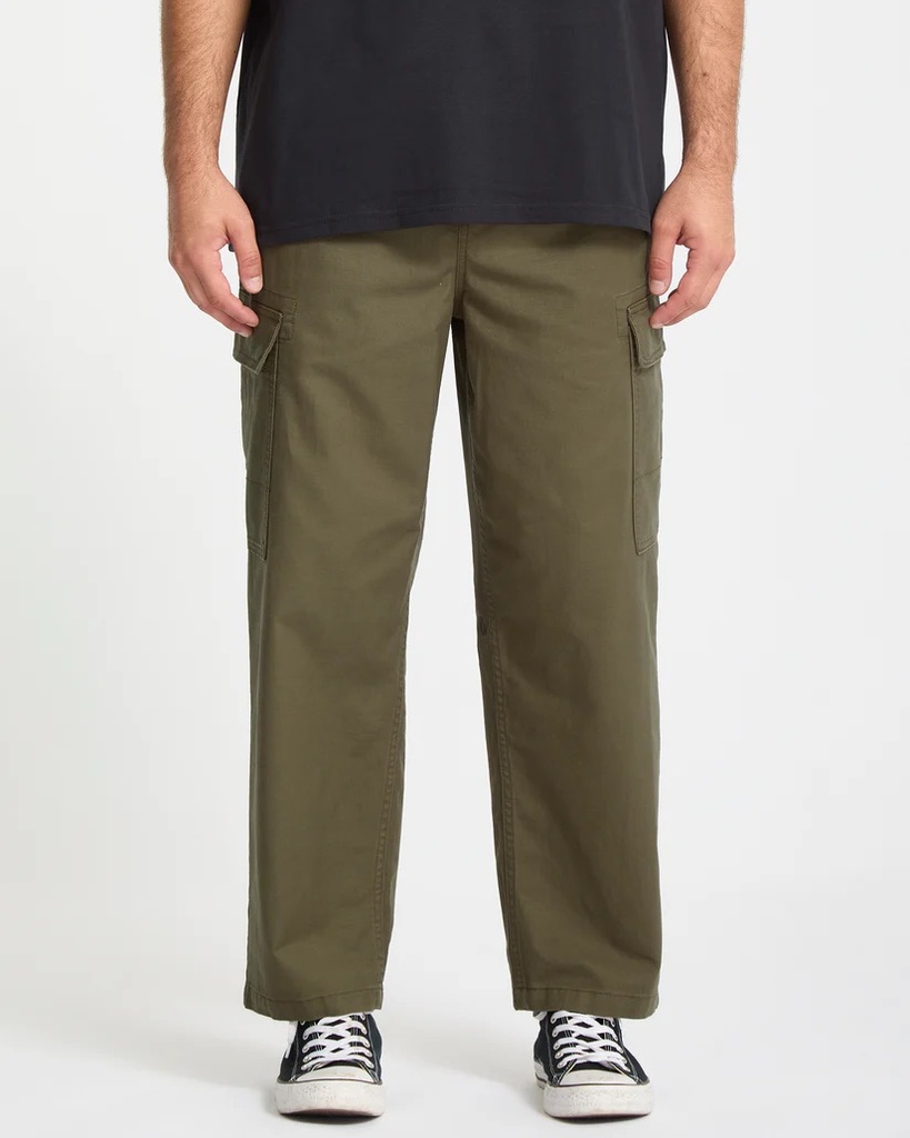 JEANS VOLCOM BILLOW TWILL PANT - DARK FOREST