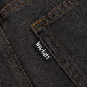 PANTALON LOVIAH OG BAGGY 5 POCKET DENIM - BLACK ACID WASH
