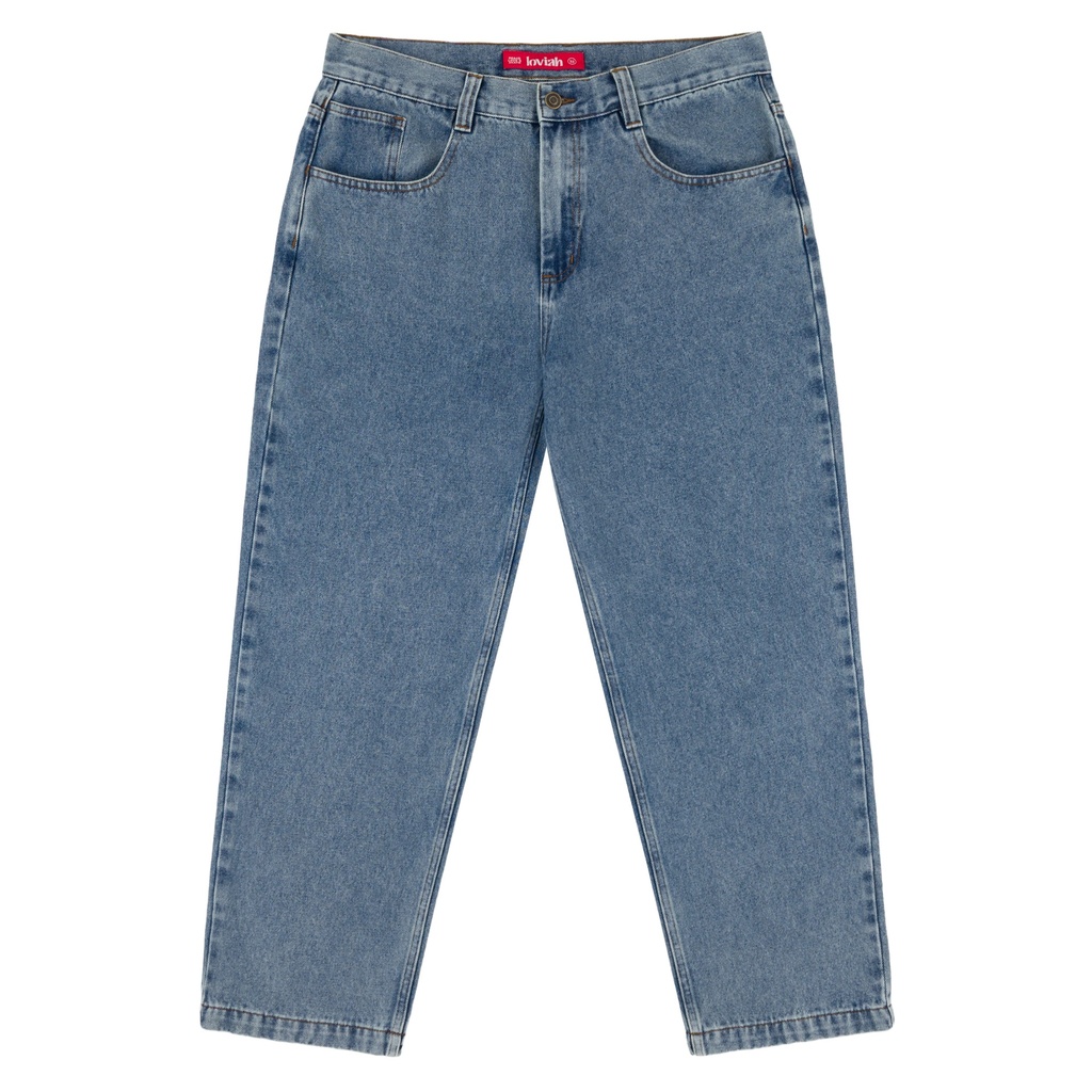 PANTALON LOVIAH OG BAGGY 5 POCKET DENIM - BLACK ACID WASH