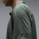 POLO OAKLEY AERO HYDROLIX - AVIATOR GREEN / BLACK HEATHER