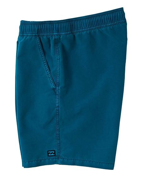 Boardshort All Day Overdye Layback 16&quot; Garcon  / Bleu