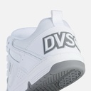 SOULIER DVS COMANCHE - BLANC/GREY LEATHER 