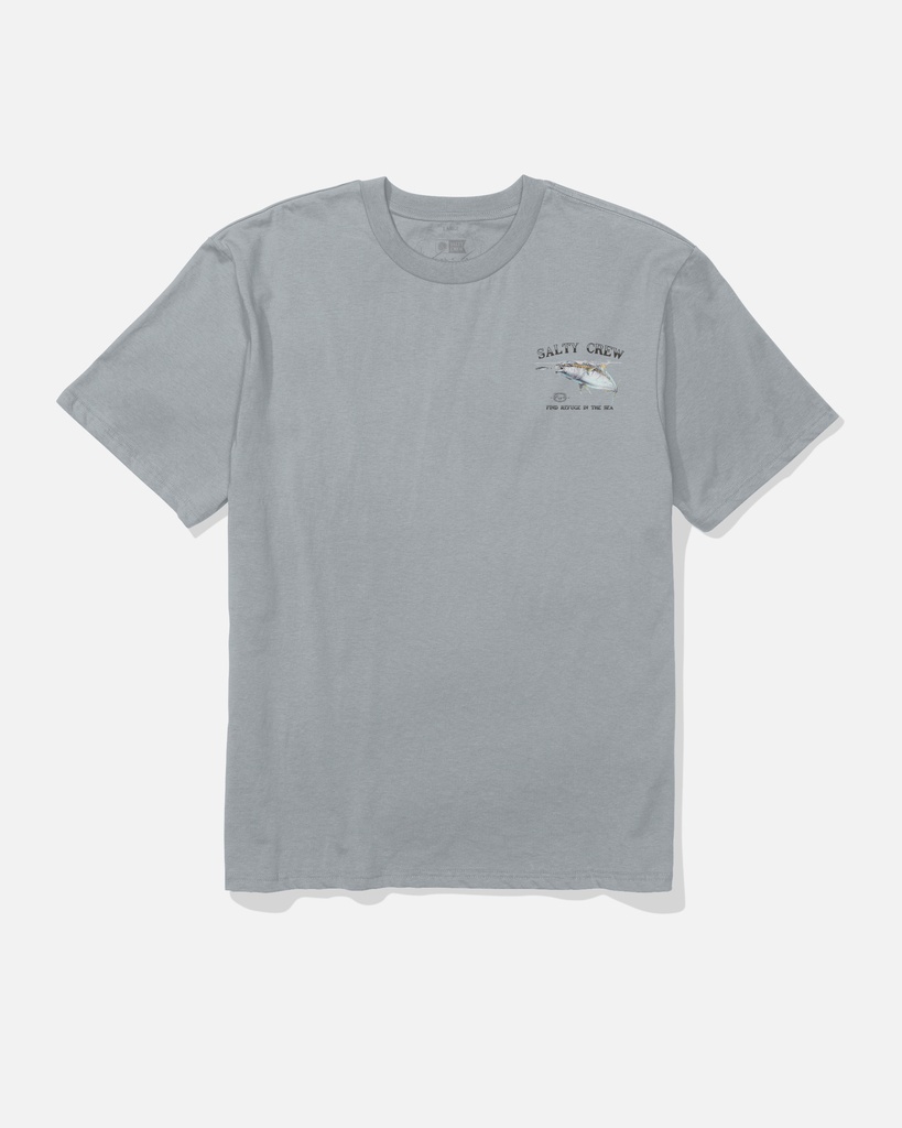 T-SHIRT SALTY CREW CAST LIFE CLASSIC SS - CHARCOAL
