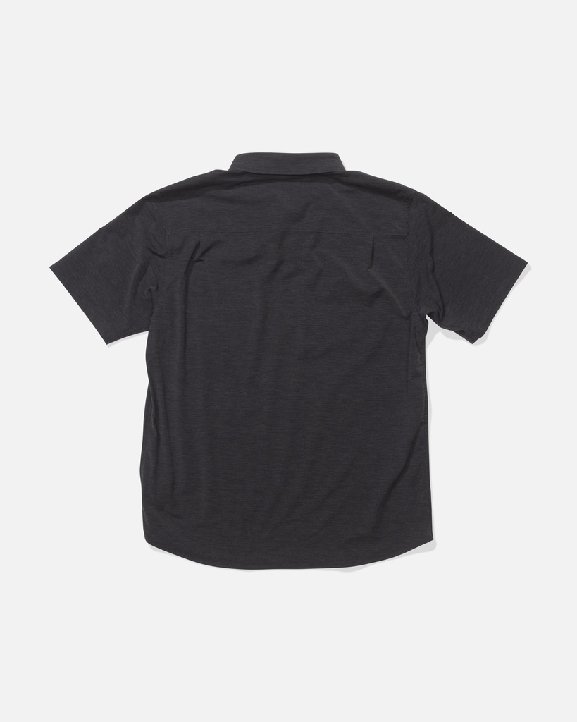 CHEMISE SALTY CREW HALIBUT HUNTER S/S WOVEN - NOIR 