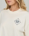 T-SHIRT SALTY CREW BIG WAVE COVER UP POUR FEMME - OFF WHITE