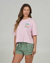 T-SHIRT SALTY CREW BIG WAVE COVER UP POUR FEMME - OFF WHITE