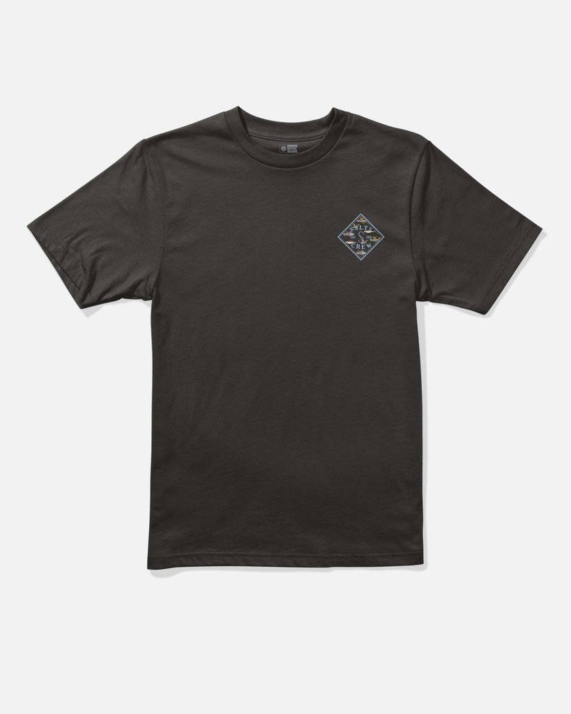 T-SHIRT SALTY CREW JUNIOR DOS PALMS TEE - NOIR