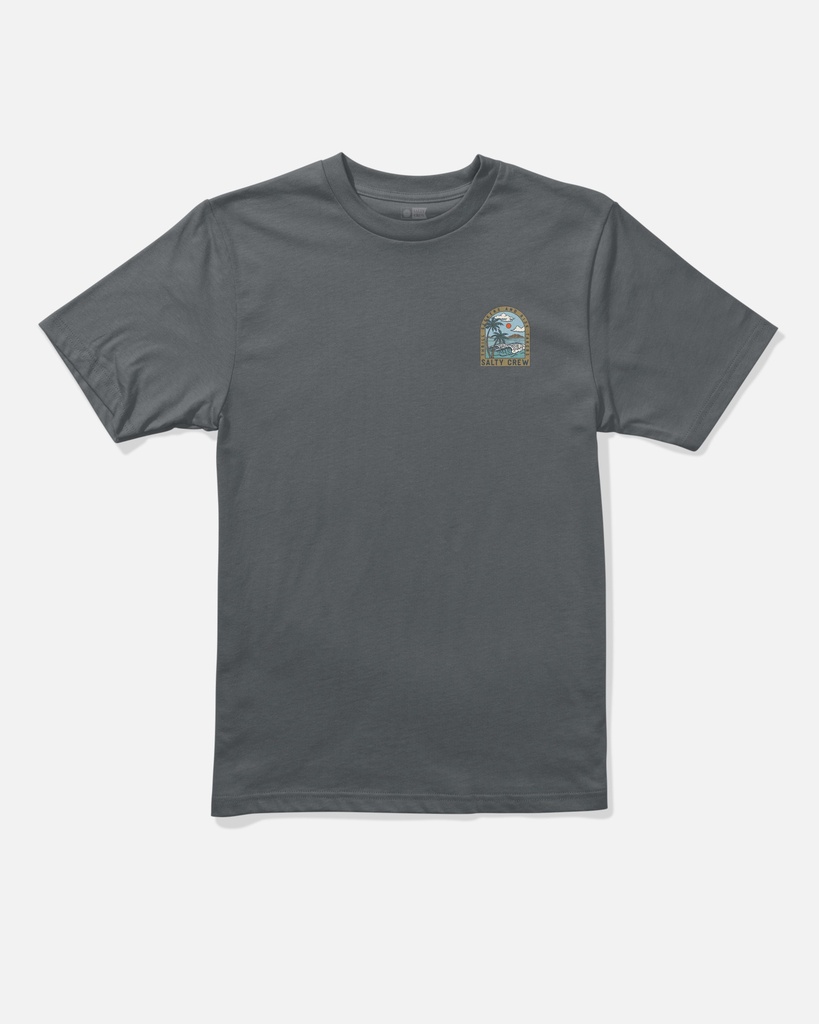T-SHIRT SALTY CREW JUNIOR DOS PALMS TEE - NOIR