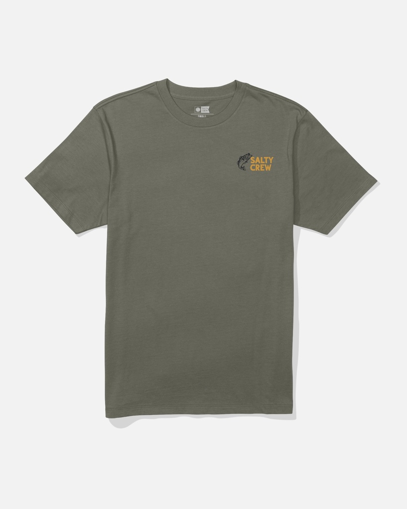 T-SHIRT SALTY CREW BEACH DAY PREMIUM TEE - SAGE GREEN