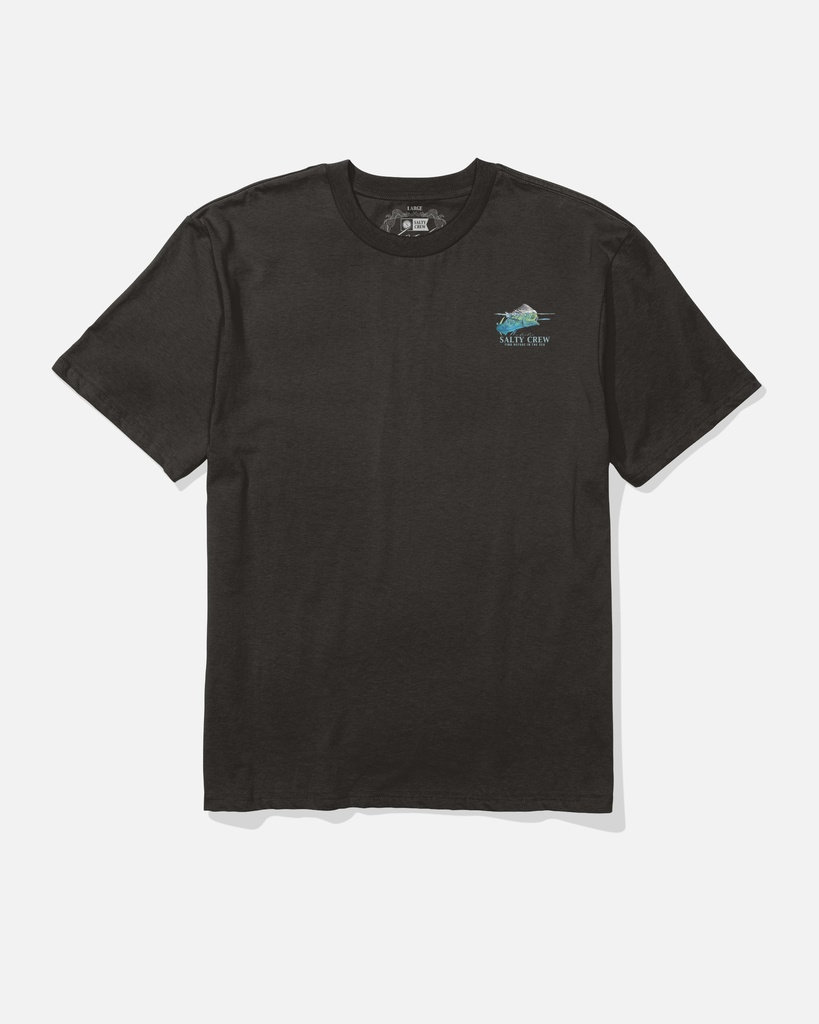 T-SHIRT SALTY CREW CUT ABOVE PREMIUM TEE - NOIR