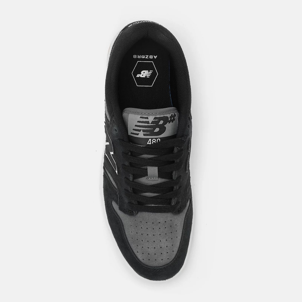 SOULIER NEW BALANCE NUMERIC 480 - BLACK/WHITE