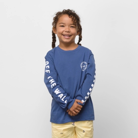 LONG SLEEVE T-SHIRT VANS ENFANT OTW COMBO - TRUE NAVY