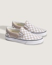 SOULIER VANS CLASSIC SLIP-ON - CHECKERBOARD MUSHROOM BROWN