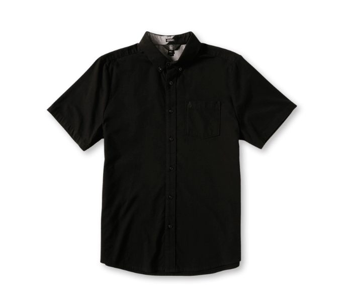CHEMISE VOLCOM EVERETT OXFORD SHORT SLEEVE - NEW BLACK 