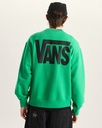 COTON OUATÉ VANS STRETCH LOGO CREWNECK - VIVID VERDANT