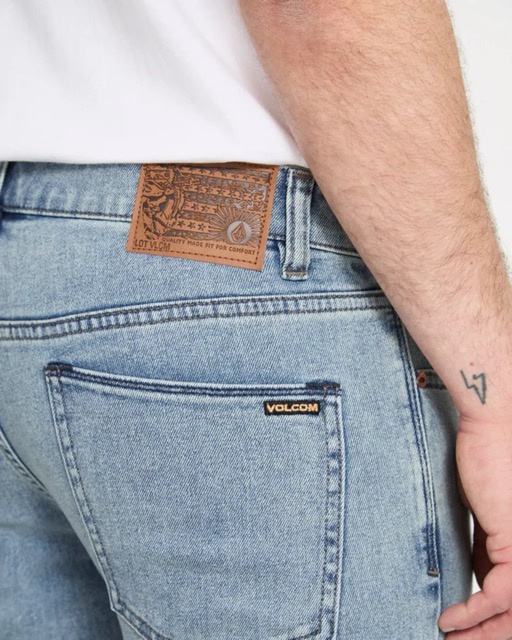 JEANS VOLCOM VORTA DENIM - DUST BOWL INDIGO (DBI)