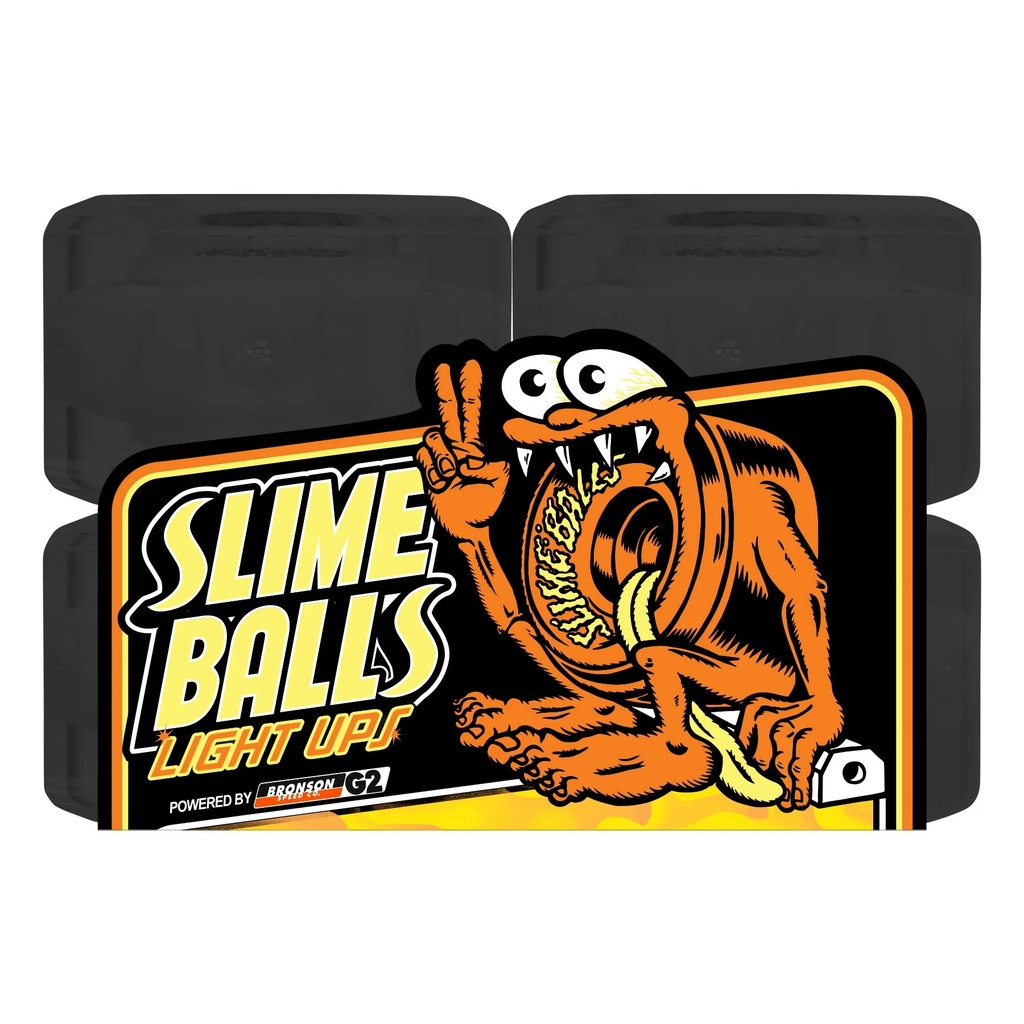ROUE SLIME BALLS GATOR SWAMP SPEW LIGHT UPS OG SLIME PNK 78A 66mm (copie)