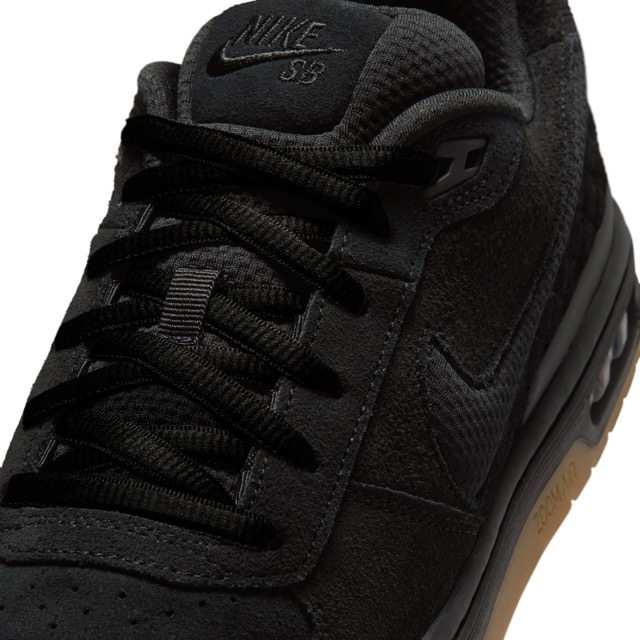 SOULIER NIKE SB ZOOM AIR PAUL RODRIGEZ LOW - BLACK/BLACK-GUM LIGHT BROWN