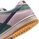 SOULIER NIKE SB DUNK LOW PRO - MINERAL SLATE/DARK RAISIN-PARTICLE ROSE