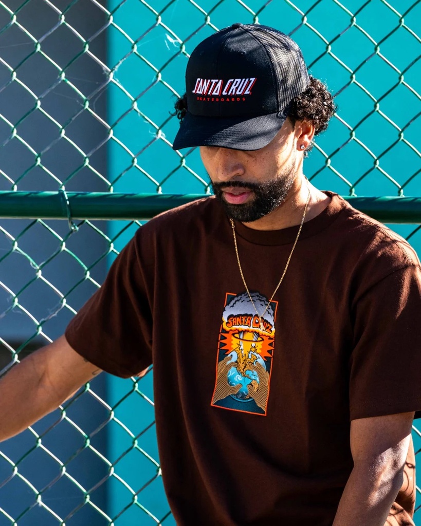 T-SHIRT SANTA CRUZ ARCH CHECK HAND - NOIR (copie)