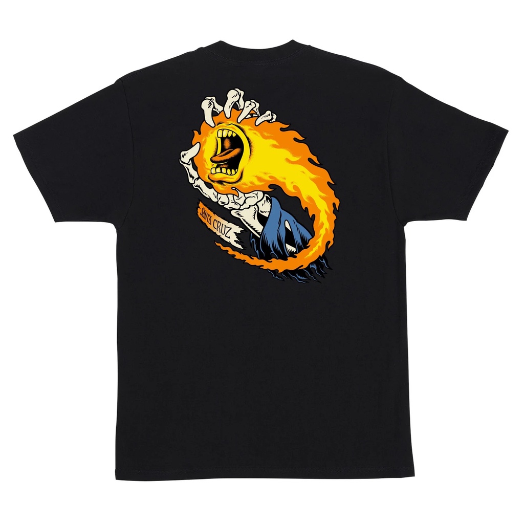 T-SHIRT SANTA CRUZ ARCH CHECK HAND - NOIR (copie)