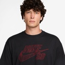 T-SHIRT NIKE SB LOGO - BLACK/UNIVERSITY RED