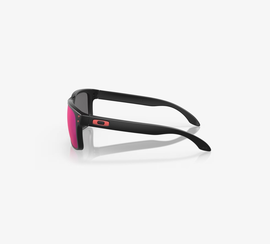 LUNETTE OAKLEY HOLBROOK MATTE BLACK W/ POSITIVE RED IRIDIUM