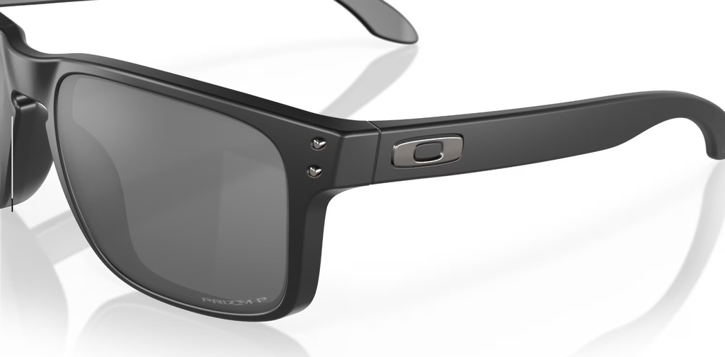 LUNETTE OAKLEY HOLBROOK MATTE BLACK W/ POSITIVE RED IRIDIUM