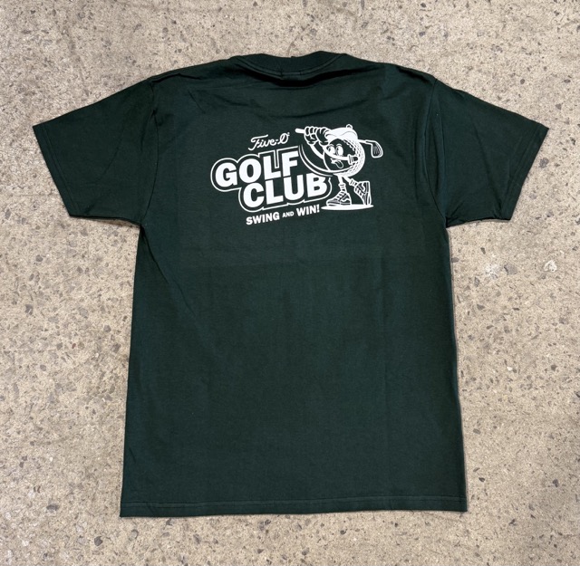 T-Shirt 5-0 Golf Club - Vert Forêt